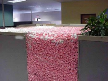 Dumb Com Cubicle Prank Dumb Com Funny Photo