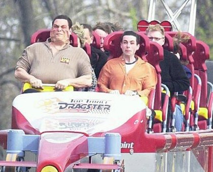 Dumb Rollercoaster Face Dumb Funny Photo